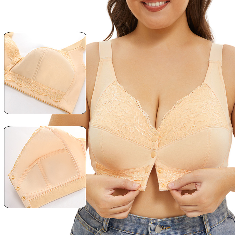 Sheer Bra Lace - A-G copo feminino plus size sutiã
