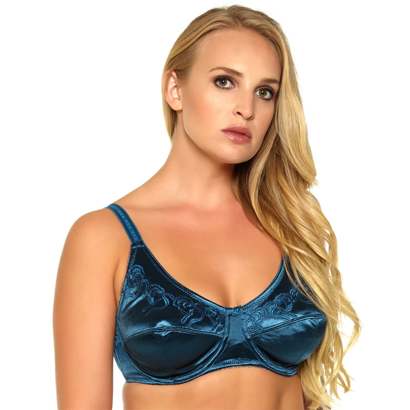 Minimizer Bra Women - Sutiã Sem Linha Push Up, Bordado