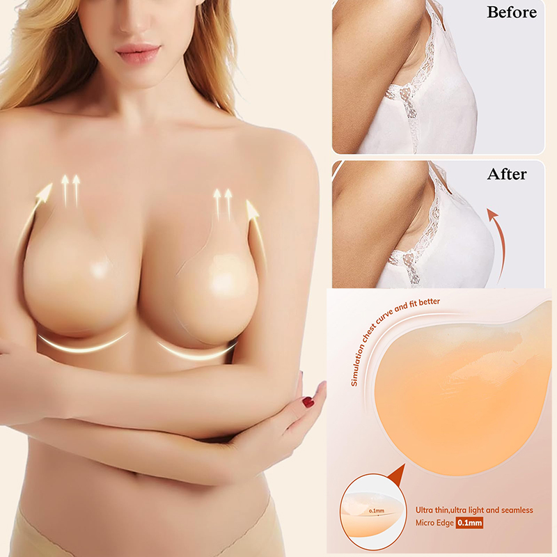 1/2 pares de sutiã pegajoso fe - Backless Bra Sticky avaliação e preço