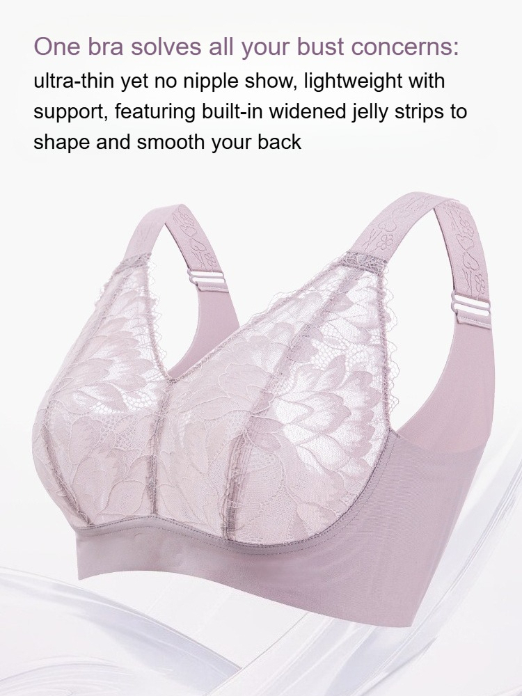 Sutiãs Plus Size de Renda, Lin - Minimizer Bra Women avaliação e preço