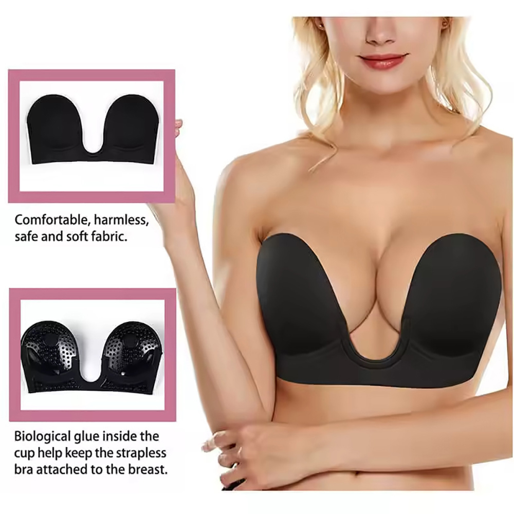Sutiã Adesivo Sem Alças com De - Backless Bra Sticky avaliação e preço