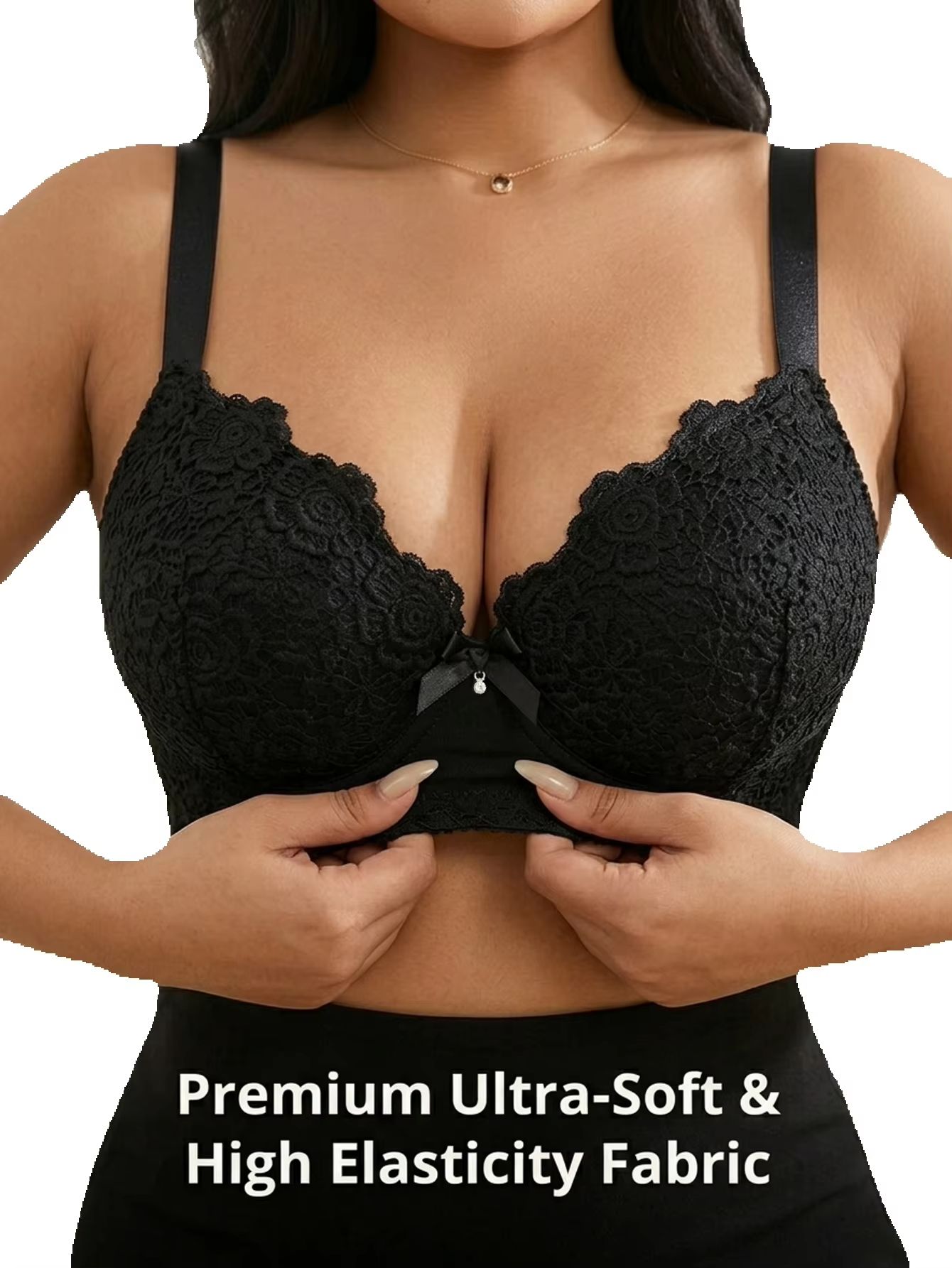 Sutiã Plus Size Floral com Boj - Minimizer Bra Women avaliação e preço