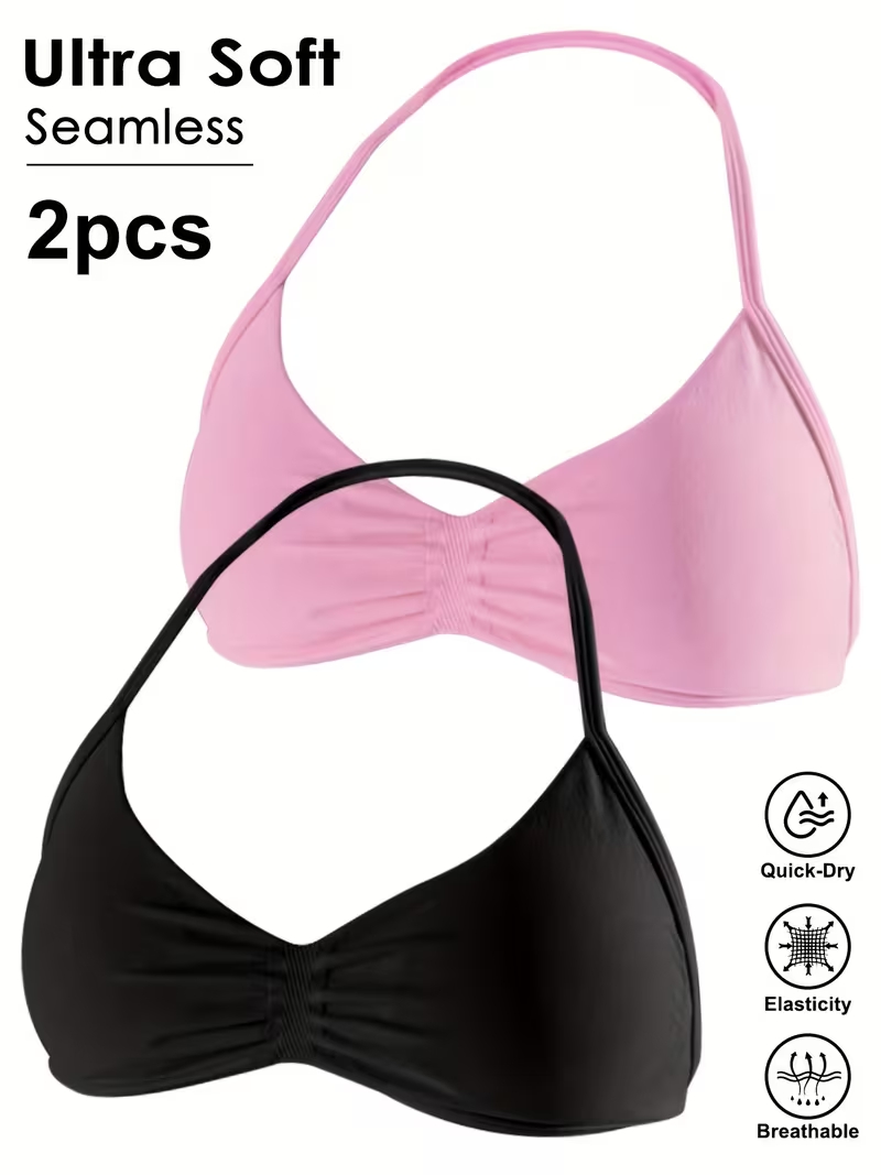 2 peças Top Cropped Feminino S - Underwire Bra Padded avaliação e preço